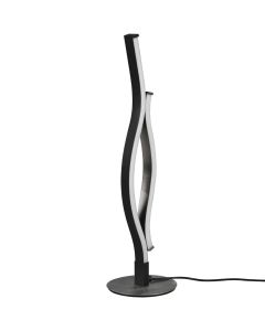 Trio Blaze 541210205 gebogen geborsteld aluminium tafellamp