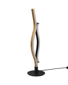 Trio Blaze 541210205 mat messing gebogen tafellamp