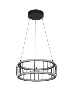 Searchlight Circolo 54213-1BK zwarte hanglamp