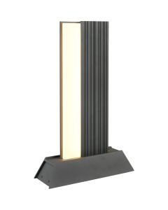 Sokkellamp Mariza antraciet 50cm