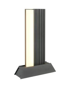 Sokkellamp Mariza antraciet 50cm