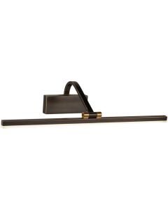 Searchlight Bilbao 5551-51BG geborsteld zwart gouden schilderijlamp