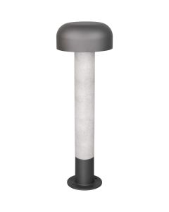 Trio Fraser 562560178 antraciet sokkellamp met beton imitatie