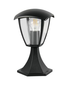Trio Venta 563260132 zwarte sokkellamp voor de tuin