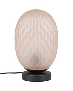 Trio Facette 564200113 amber glazen tafellamp