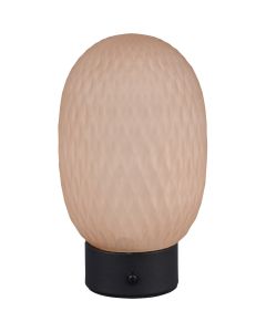 Trio Facette 564210113 amber glazen oplaadbare tafellamp