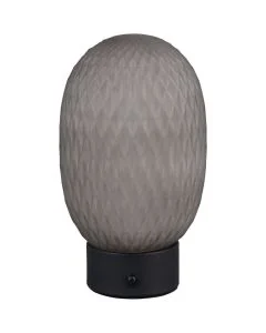 Trio Facette 564210154 rookglazen oplaadbare tafellamp