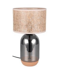Trio Tara 564990157 verchroomd glazen tafellamp