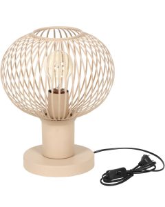Trio Gila 565700166 zand kleurige tafellampje