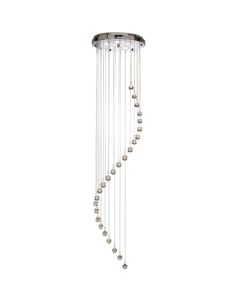 Searchlight Hallway 5742CC plafondlamp met kristallen