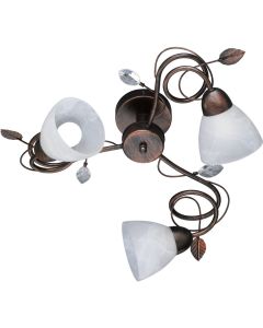 Trio Traditio 600700328 antiek bruine plafondlamp