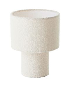 Brilliant Teddy 60160/09 beige tafellamp van katoen