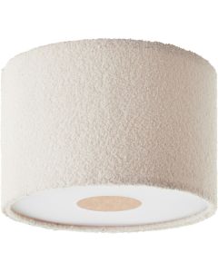 Brilliant Teddy 60161/09 beige plafonniere van katoen
