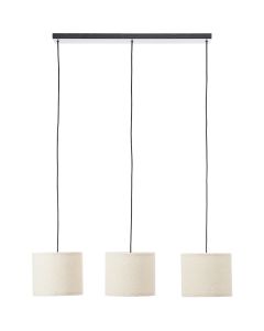 Brilliant Teddy 60164/09 beige hanglamp van katoen