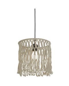 Searchlight Macrame 60471CW hanglamp van macrame