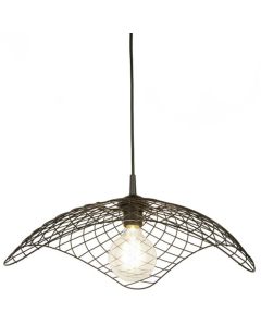Searchlight Parachute 60514CW hanglamp van zwart draadstaal