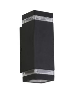 Searchlight Houston 61101BK zwarte up down buitenlamp