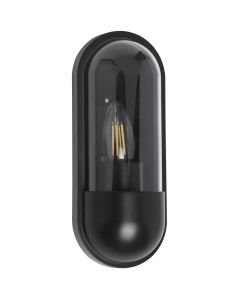 Searchlight Capsule 61123BK zwarte buitenlamp