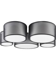 Trio Burton 611400532 plafondlamp organza