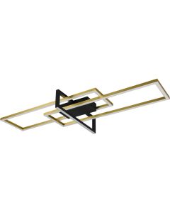 Trio Salinas 620310308 mat messing plafondlamp