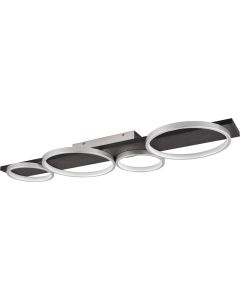 Plafondlamp Medera grijs 100cm