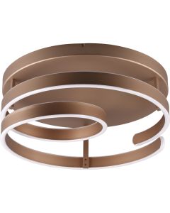 Trio Marnie 644110165 grote koffie kleurige plafondlamp