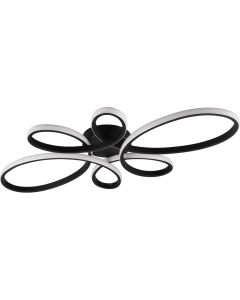 Plafondlamp Fly zwart 83cm