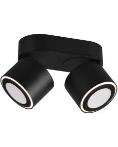 Trio Taurus 652910232 mat zwarte plafondspot