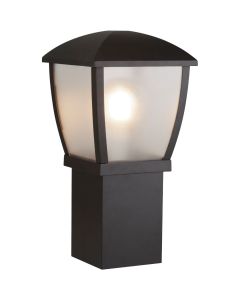 Searchlight Seattle 6591-450 zwarte sokkellamp
