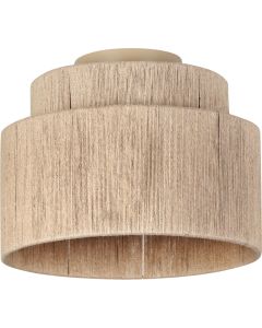 Trio Smilla 666800136 jute hanglamp met rotan uitstraling