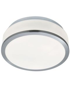 Searchlight Cheese 7039-23SS mat zilver badkamerlamp