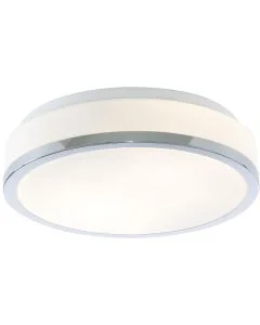 Searchlight Cheese 7039-28CC chromen badkamer plafondlamp