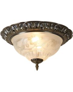 Searchlight Derby 7045-13 antiek bronzen plafonniere
