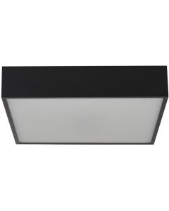 Searchlight Zeus 72370BK zwarte badkamer plafondlamp