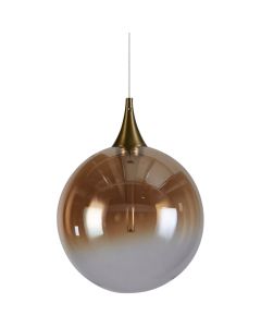 Searchlight Alchemy 76410BK amber ombre glazen hanglamp