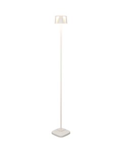 Konstsmide Nice 7831-250 mat witte terraslamp op batterijen