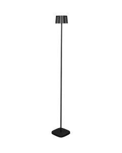 Konstsmide Nice 7831-750 mat zwarte terraslamp op batterijen