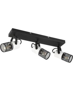 Trio Tosh 804300334 zwarte spot met wit hout