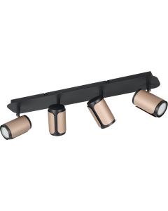 Trio Gillan 814500465 zwart met koffiekleurige spot