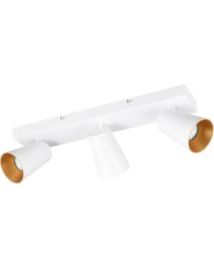 Trio Sharp 817100331 witte spot met gouden binnenzijde
