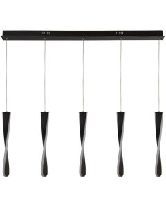 Hanglamp Paddle zwart 100cm