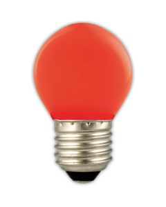 P45 E27 LED kogel 1w (15w) rood