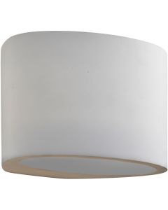 Searchlight Plaster 8721 met muurverf overschilderbare wandlamp