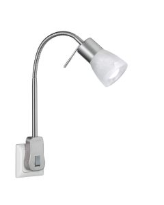 Trio Levisto 891010107 stekkerlamp staal