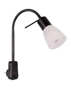 Trio Levisto 891010132 zwarte stekkerlamp