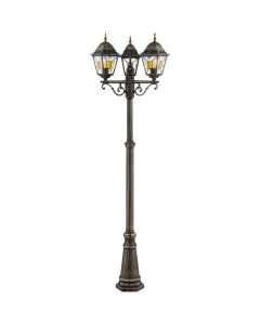 Lantaarnpaal Janel zwartgoud 226cm