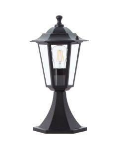 Brilliant Carleen 90988A06 zwarte sokkellamp