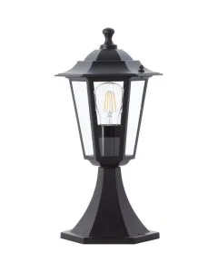 Brilliant Carleen 90988A06 zwarte sokkellamp