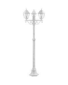 Brilliant Nissie 90995A05 mat witte lantaarnpaal