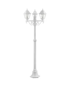 Brilliant Nissie 90995A05 mat witte lantaarnpaal